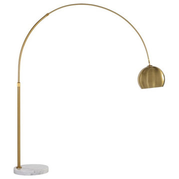 Vern Floor Lamp, Brass
