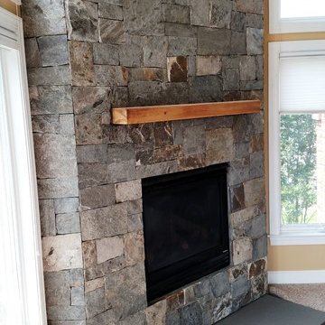 Dry Stack Fireplace