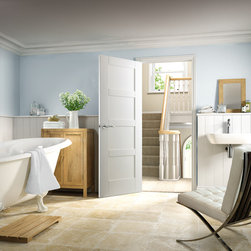 Shaker White Internal Door - Internal Doors