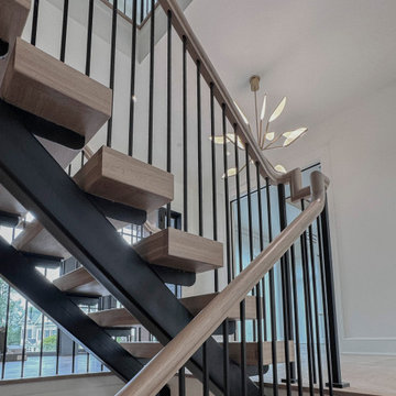 Project #122 | Freestanding Steel & Wood Staircase