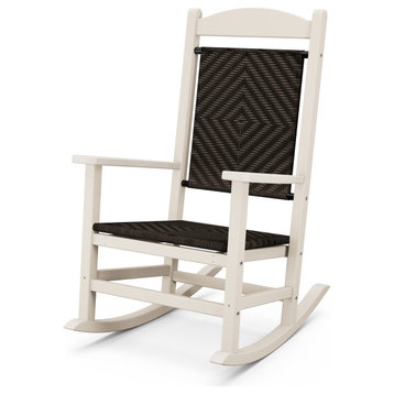Polywood Presidential Woven Rocking Chair, Cahaba