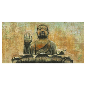 "Buddha the Enlightened" Digital Paper Print by Dario Moschetta, 50"x26"