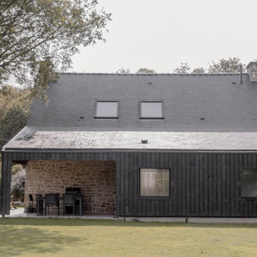 HEL l rénovation et extension d'une maison Pen Ty