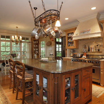 French Tudor-style home