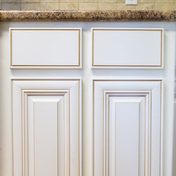 Budget Friendly- Cabinet Reface with Caramel Glaze