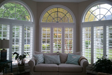 Family room - traditional family room idea in DC Metro