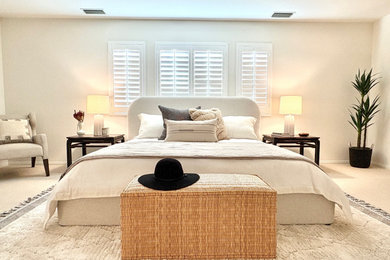 Example of a bedroom design in Los Angeles