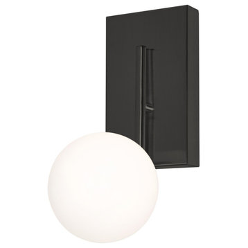 AFX METS0512L30D1 Metropolitan 12" Tall LED Bathroom Sconce - Black