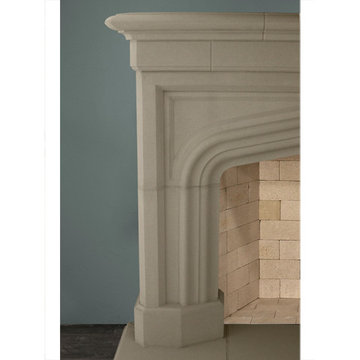 English/ Tudor Fireplace Mantel Styles