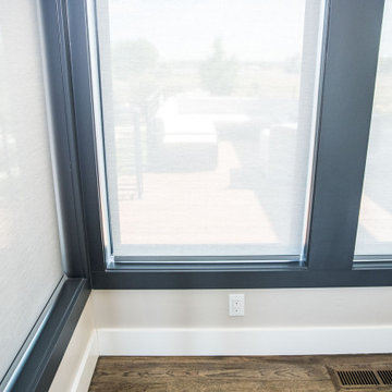 Roller Shades, Cornices and Drapery