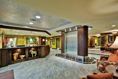 Example of a zen home design design in Phoenix