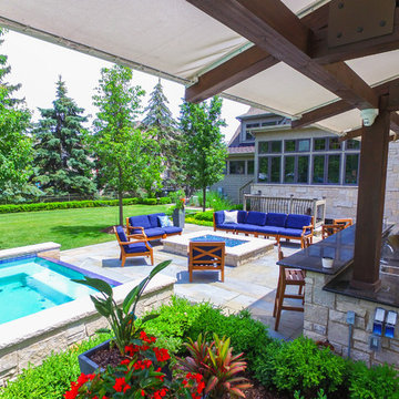Palatine Private Residence Pool Patio