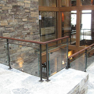 Custom Heavy Glass Railing