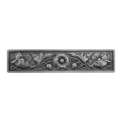 Inviting Home Inc. - Poppy Pull, Antique-Style Pewter - Cabinet And Drawer Handle Pulls