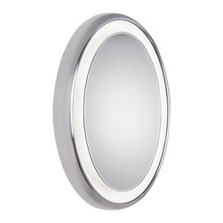 Tigris Oval Mirror by Tech Lighting - Bathroom Mirrors