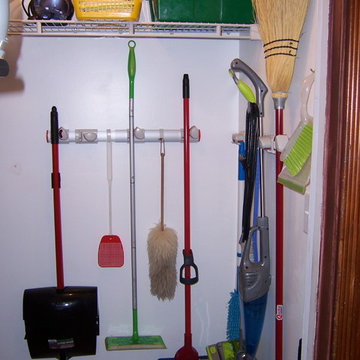 Broom closet and printing station