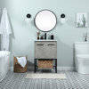 Sue 24" Single Bathroom Vanity, Concrete Gray