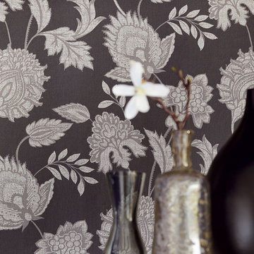 Danfi Black Jacobean Wallpaper