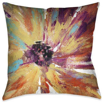 Laural Home Sunset Daisy Outdoor Decorative Pillow, 20"x20"