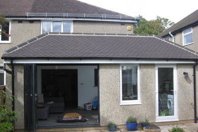 Rear extension to a 1930s house