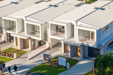 Photo of a modern townhouse exterior in Wollongong.