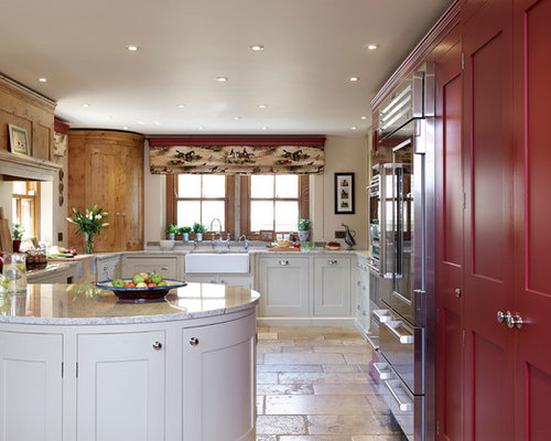 Traditional, hand painted kitchen