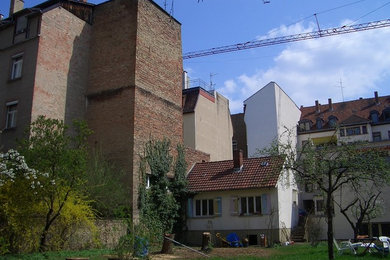 Gartenhaus in Streuobstwiese Innenhof