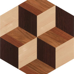 Oshkosh Designs Rhombus Parquet - Wall And Floor Tile