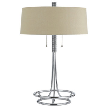 Chrome Metal Lecce, Table Lamp