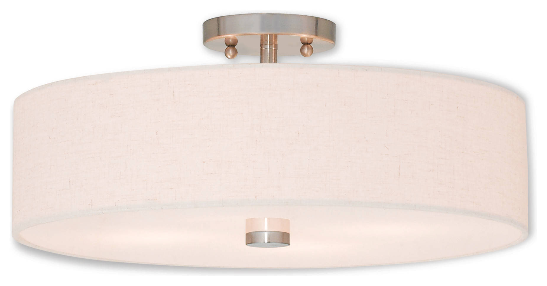 Meridian 4-Light Ceiling Mount, Brushed Nickel