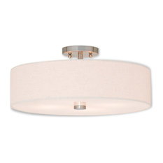 Meridian 4-Light Ceiling Mount, Brushed Nickel