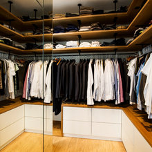 Ferienhaus Allgäu begehbarer Kleiderschrank