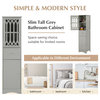Gewnee Freestanding Storage Cabinet, Grey