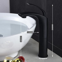 Antique Basin Faucet Black Brass Bathroom Mixer Sink Faucet FB0138H - Bathroom Sink Faucets