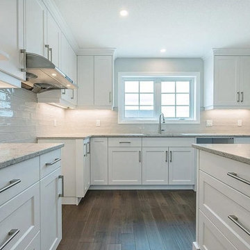 San Jose CA Kitchen Remodel - Urban Kitchen with Blue Accents and Details