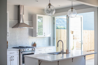 Inspiration for a contemporary kitchen remodel in Other