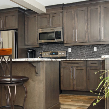 Maple Stain Shaker-Style Door- Earth tones