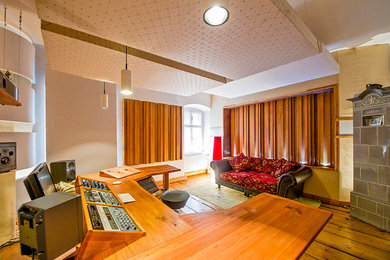 Home theater - traditional home theater idea in Other