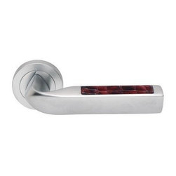 Dots 3 Leather Handle by Manital - Door Hardware