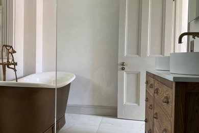 Traditional bathroom in Berkshire.