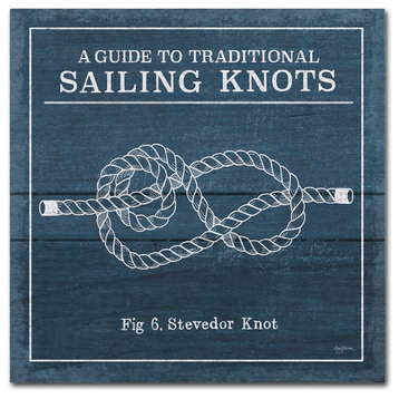 Mary Urban 'Vintage Sailing Knots VI' Canvas Art, 18x18