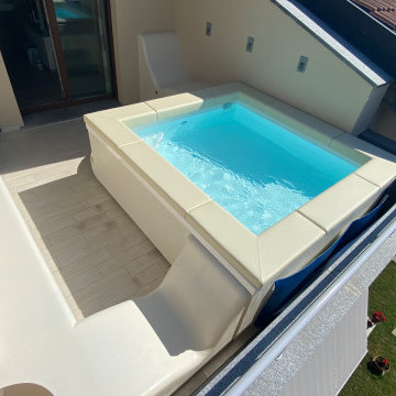 Spa Space® a Milano la mini piscina ideale per il terrazzo.