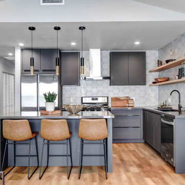 Modern Kitchen remodel by Priority Remodeling general contractors in Los Angeles