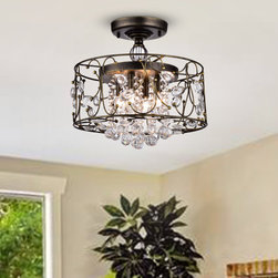 4-Light Flush Mount - Flush-mount Ceiling Lighting