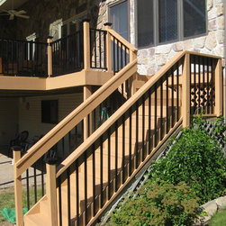 Black Picket Railing - Home Fencing And Gates