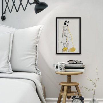 "Fierce and Confident" Framed Painting Print