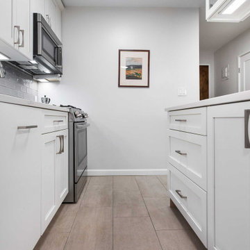 Classic Kitchen and Bath in Warm Taupe and Mocha
