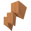 11 .75"Wx11 .75"Hx.25"T Wood Hobby Boards, Cherry, 25-Pack