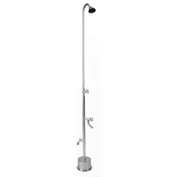 Free Standing Shower with Foot Shower, Hose Bibb