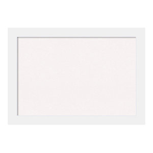Framed White Cork Board Blanco White Contemporary Bulletin Boards And Chalkboards By Amanti Art
